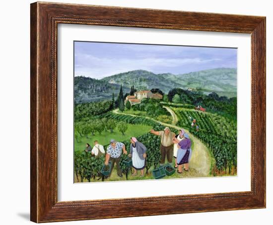 Chianti Classico, Villa Trasqua-Margaret Loxton-Framed Giclee Print