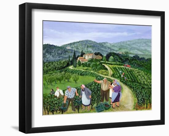 Chianti Classico, Villa Trasqua-Margaret Loxton-Framed Giclee Print