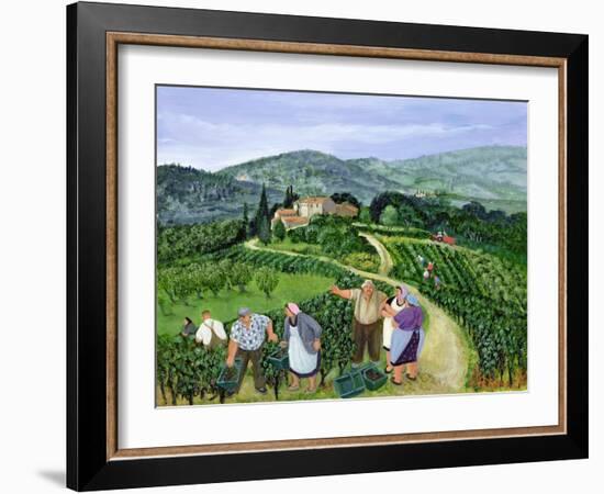 Chianti Classico, Villa Trasqua-Margaret Loxton-Framed Giclee Print