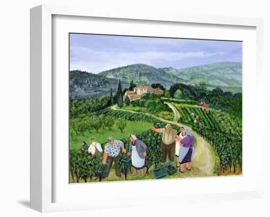 Chianti Classico, Villa Trasqua-Margaret Loxton-Framed Giclee Print