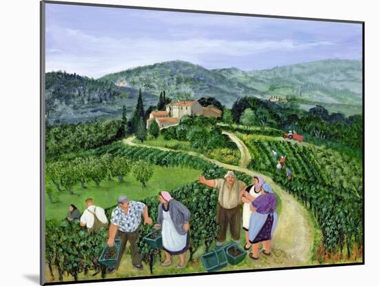 Chianti Classico, Villa Trasqua-Margaret Loxton-Mounted Giclee Print