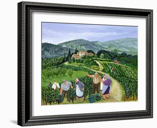 Chianti Classico, Villa Trasqua-Margaret Loxton-Framed Giclee Print