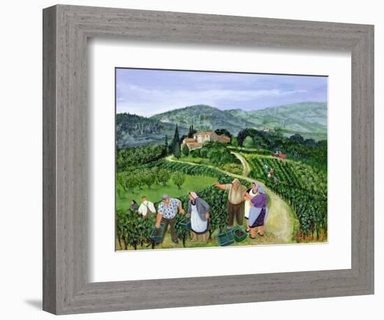 Chianti Classico, Villa Trasqua-Margaret Loxton-Framed Premium Giclee Print