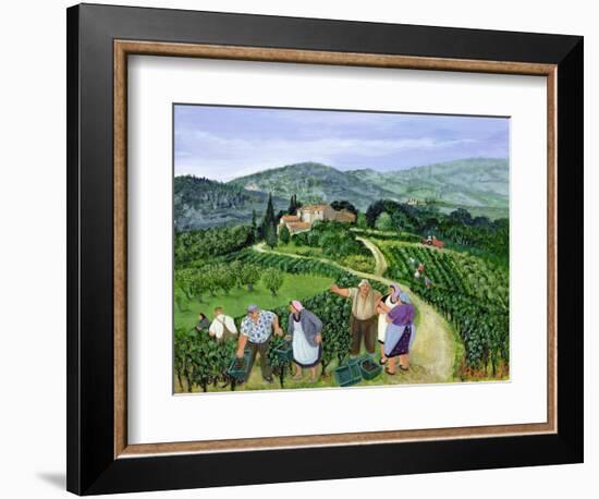 Chianti Classico, Villa Trasqua-Margaret Loxton-Framed Premium Giclee Print