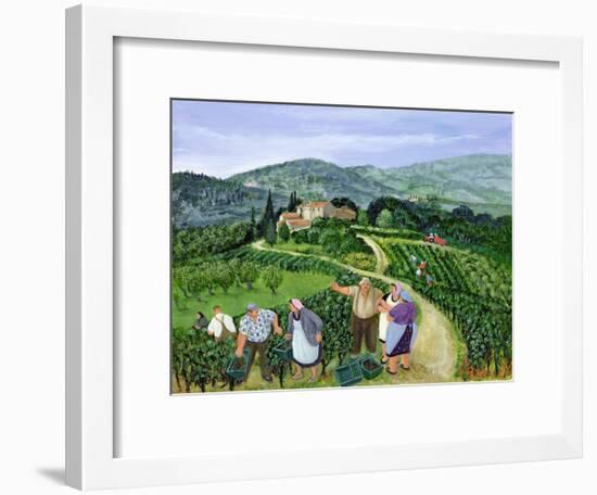 Chianti Classico, Villa Trasqua-Margaret Loxton-Framed Premium Giclee Print