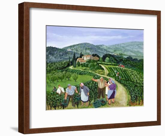 Chianti Classico, Villa Trasqua-Margaret Loxton-Framed Premium Giclee Print