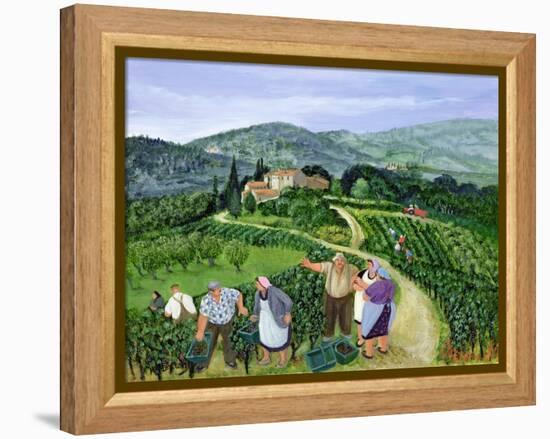 Chianti Classico, Villa Trasqua-Margaret Loxton-Framed Premier Image Canvas