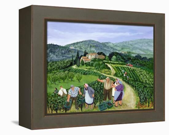 Chianti Classico, Villa Trasqua-Margaret Loxton-Framed Premier Image Canvas