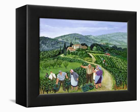 Chianti Classico, Villa Trasqua-Margaret Loxton-Framed Premier Image Canvas