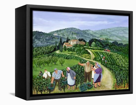 Chianti Classico, Villa Trasqua-Margaret Loxton-Framed Premier Image Canvas