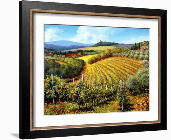 Chianti Vineyards-Michael Swanson-Framed Art Print