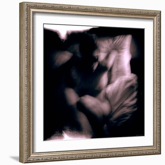 Chiara in the Nude Blindfolded-Edoardo Pasero-Framed Photographic Print