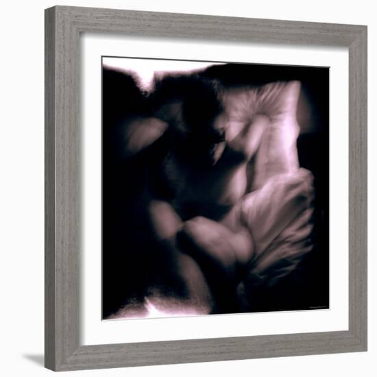 Chiara in the Nude Blindfolded-Edoardo Pasero-Framed Photographic Print