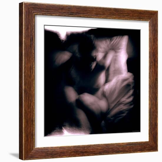 Chiara in the Nude Blindfolded-Edoardo Pasero-Framed Photographic Print