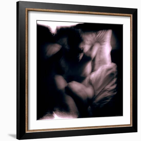 Chiara in the Nude Blindfolded-Edoardo Pasero-Framed Photographic Print