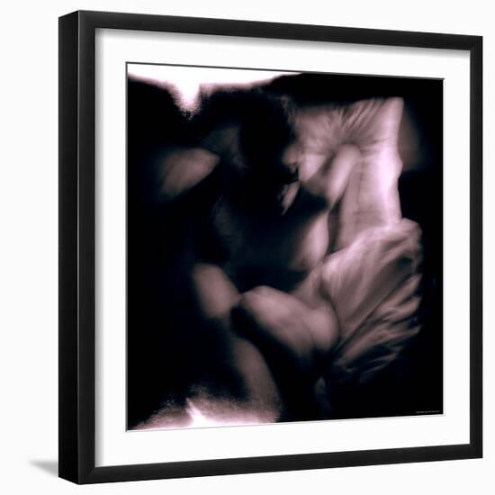 Chiara in the Nude Blindfolded-Edoardo Pasero-Framed Photographic Print