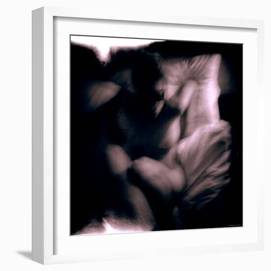 Chiara in the Nude Blindfolded-Edoardo Pasero-Framed Photographic Print