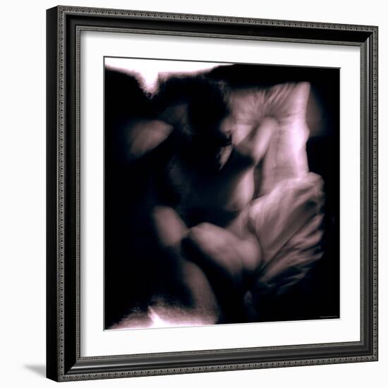 Chiara in the Nude Blindfolded-Edoardo Pasero-Framed Photographic Print