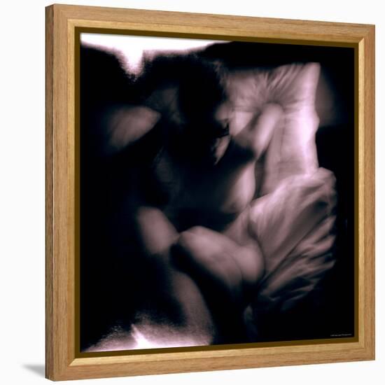 Chiara in the Nude Blindfolded-Edoardo Pasero-Framed Premier Image Canvas