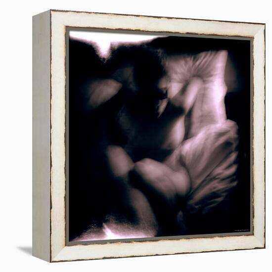 Chiara in the Nude Blindfolded-Edoardo Pasero-Framed Premier Image Canvas