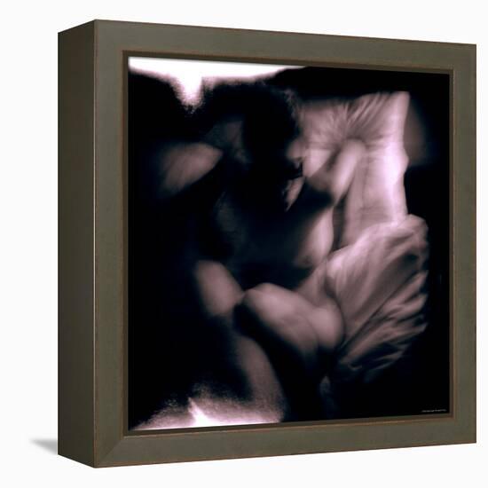 Chiara in the Nude Blindfolded-Edoardo Pasero-Framed Premier Image Canvas