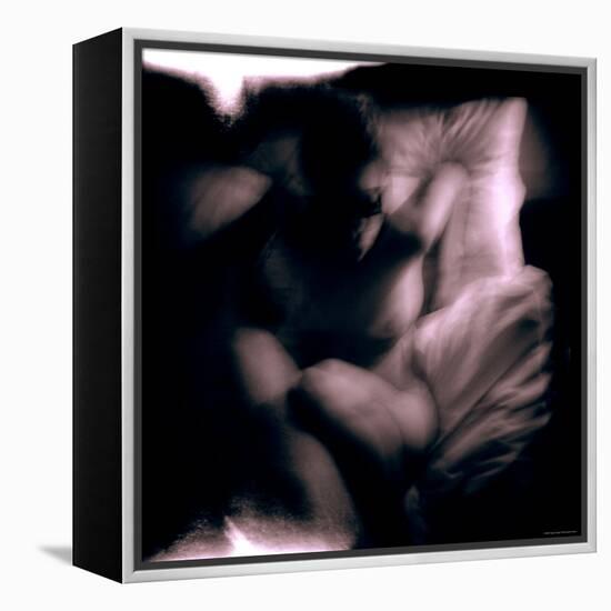 Chiara in the Nude Blindfolded-Edoardo Pasero-Framed Premier Image Canvas