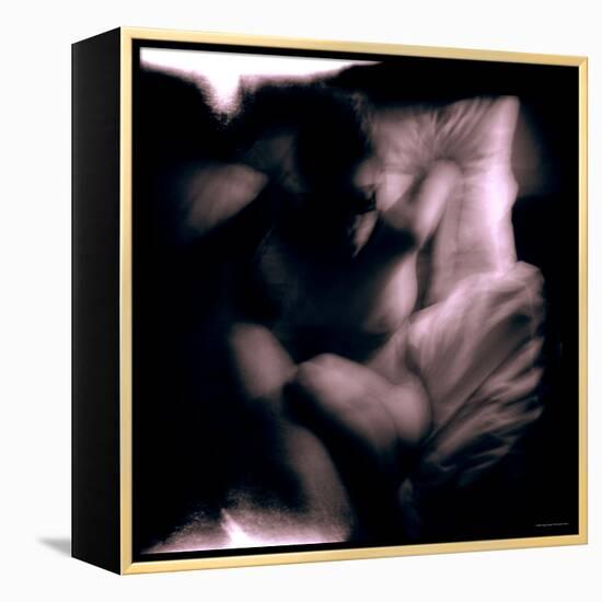 Chiara in the Nude Blindfolded-Edoardo Pasero-Framed Premier Image Canvas