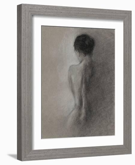 Chiaroscuro Figure Drawing I-Ethan Harper-Framed Art Print