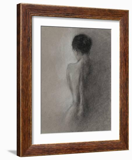 Chiaroscuro Figure Drawing I-Ethan Harper-Framed Art Print