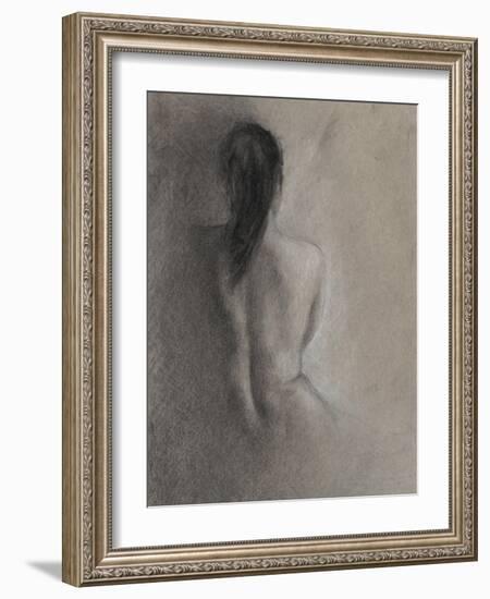 Chiaroscuro Figure Drawing II-Ethan Harper-Framed Art Print