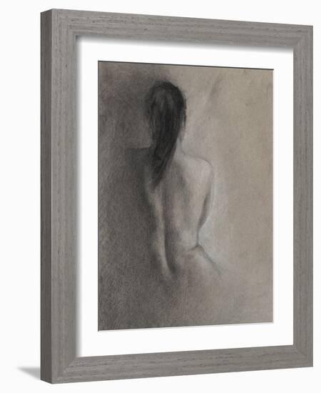 Chiaroscuro Figure Drawing II-Ethan Harper-Framed Art Print