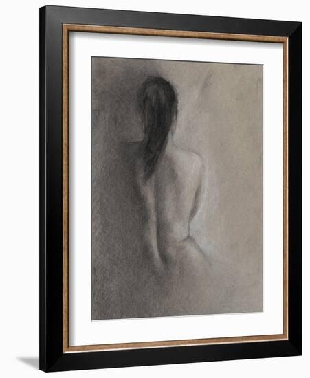 Chiaroscuro Figure Drawing II-Ethan Harper-Framed Art Print