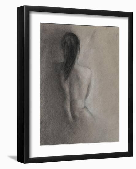 Chiaroscuro Figure Drawing II-Ethan Harper-Framed Art Print