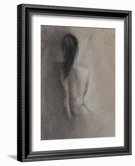 Chiaroscuro Figure Drawing II-Ethan Harper-Framed Art Print