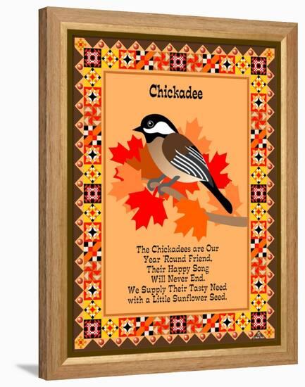 Chicadee Quilt-Mark Frost-Framed Premier Image Canvas