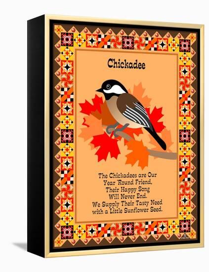 Chicadee Quilt-Mark Frost-Framed Premier Image Canvas