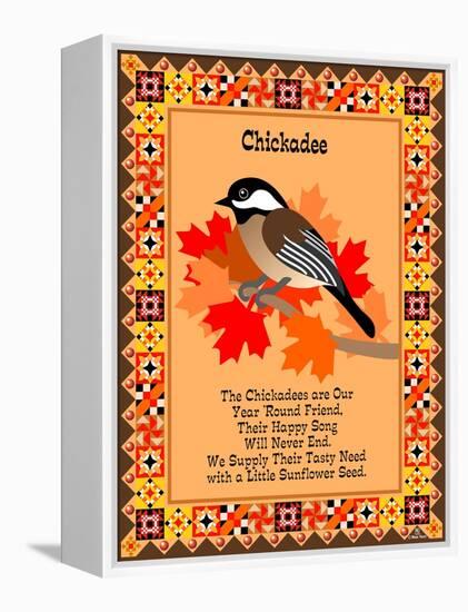 Chicadee Quilt-Mark Frost-Framed Premier Image Canvas