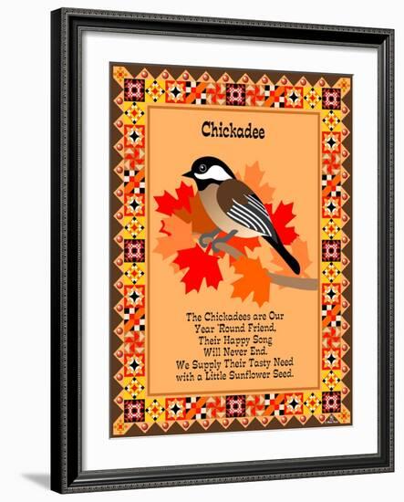 Chicadee Quilt-Mark Frost-Framed Giclee Print