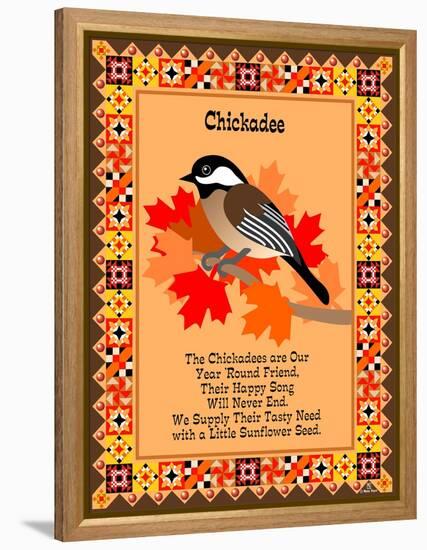 Chicadee Quilt-Mark Frost-Framed Premier Image Canvas