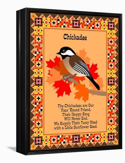 Chicadee Quilt-Mark Frost-Framed Premier Image Canvas