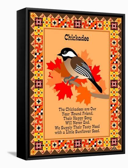 Chicadee Quilt-Mark Frost-Framed Premier Image Canvas