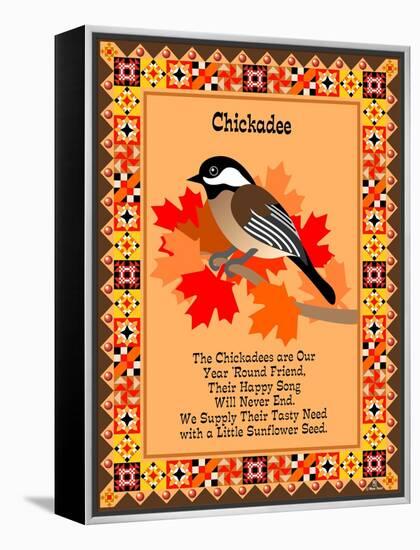 Chicadee Quilt-Mark Frost-Framed Premier Image Canvas