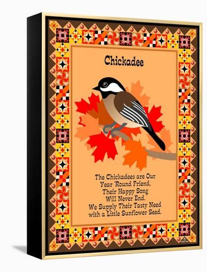 Chicadee Quilt-Mark Frost-Framed Premier Image Canvas