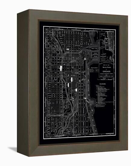 Chicago, 1895-null-Framed Stretched Canvas