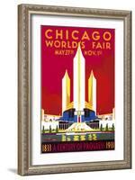 Chicago, a Century of Progress-null-Framed Giclee Print