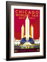 Chicago, a Century of Progress-null-Framed Giclee Print