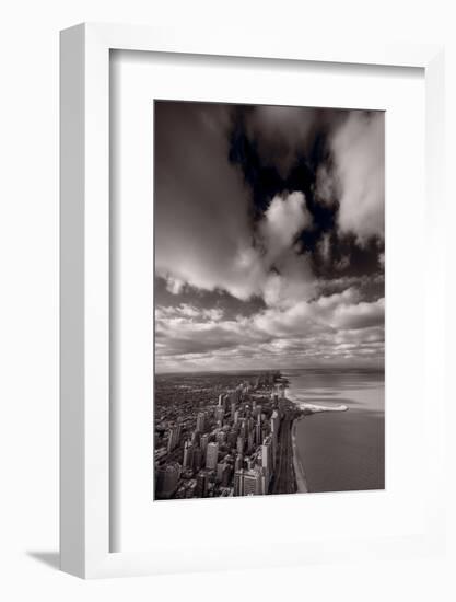 Chicago Aloft BW-Steve Gadomski-Framed Photographic Print