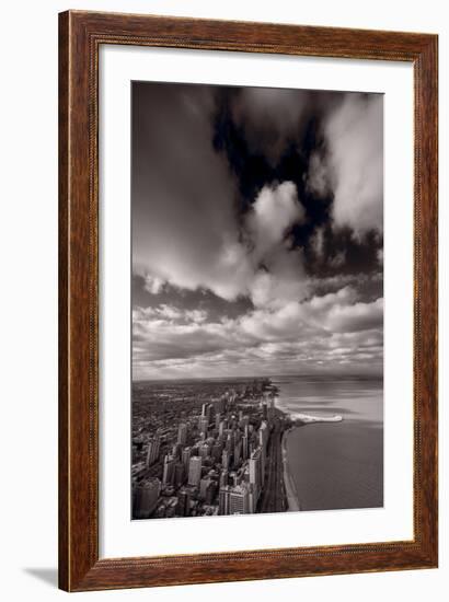 Chicago Aloft BW-Steve Gadomski-Framed Photographic Print