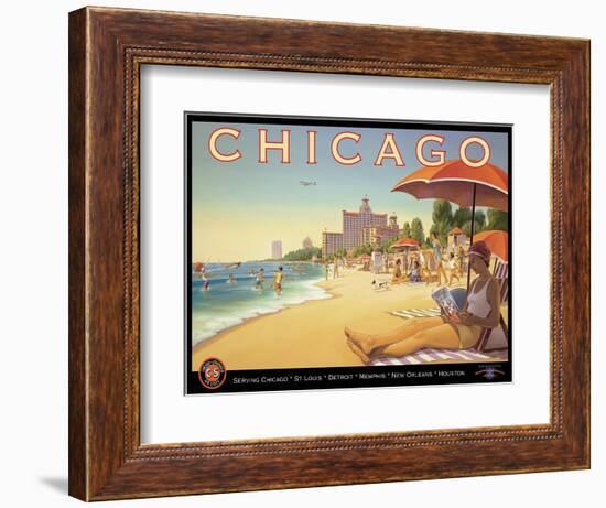 Chicago and Southern Air-Kerne Erickson-Framed Premium Giclee Print