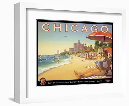 Chicago and Southern Air-Kerne Erickson-Framed Premium Giclee Print